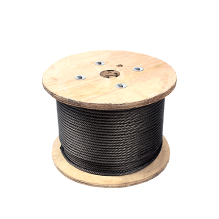 Cable En Acier Noir Avec Graisse 6X12+7Fc 14Mm/1000