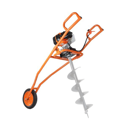 Tariere Thermique Avec Support Mobile