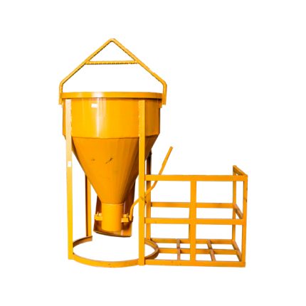 Seau A Beton A Goulotte Laterale 500L Pour Grue