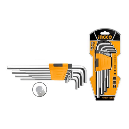 Cles Hex Extra Long Set De 9 Pieces 1.5-10Mm