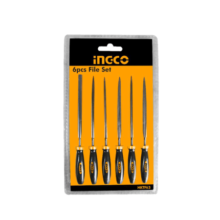 Set De 6 Limes Acier 140Mm