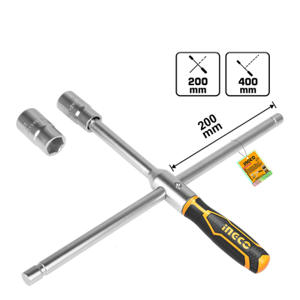 Cle A Bequille 400Mm 4 Douilles:17Mm 19Mm 21M