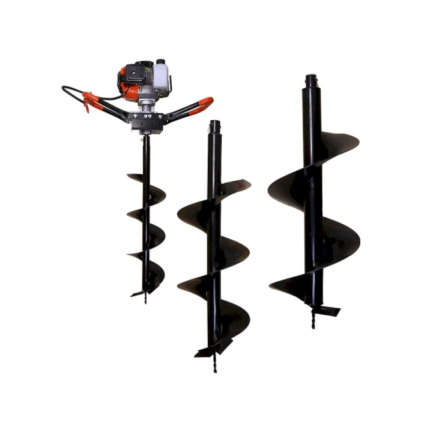 Tariere Thermique 52 Cm3 Avec Meches 200Mm, 250Mm, 300Mm