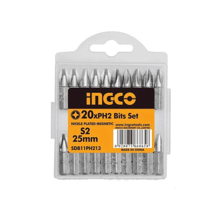 Set De 20 Embouts Ph2 25Mm