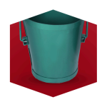 Seau Pour Monte Charge En Acier Vert – Image 4