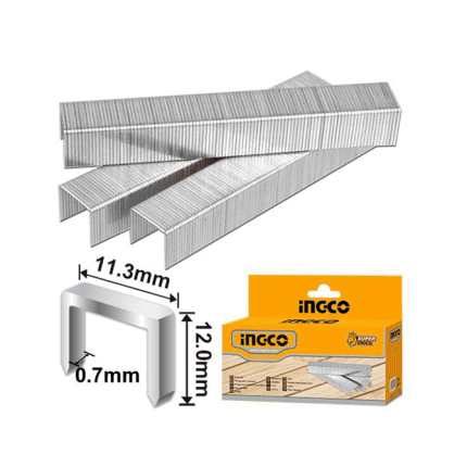 Boite 1000 Pcs Argafes Ingco 12 Mm 0.7Mm Hsg1403
