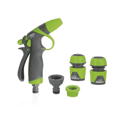 Kit Pistolet Arrosage Manche Caoutchouc