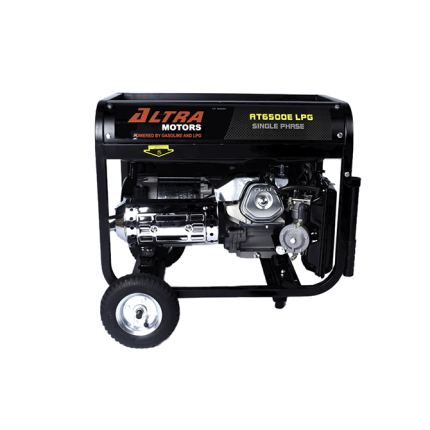 At6500-Lpg Groupe Electrogene 6500 220V Ess/Lpg Sur Roue