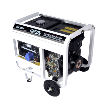 Kde8600E3 Groupe Electrogene Diesel 220/380V 6,5 / 7Kva Sur Roue