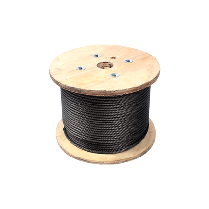Cable En Acier Noir Avec Graisse 6X12+7Fc 12Mm/250