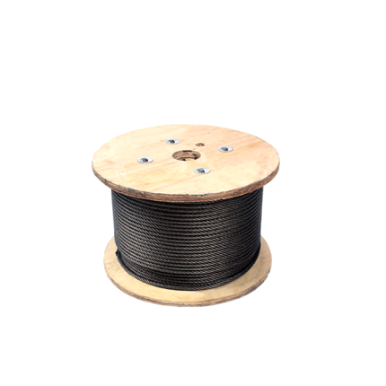 Cable En Acier Noir Avec Graisse 6X12+7Fc 12Mm/1000