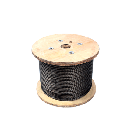 Cable En Acier Noir Avec Graisse 6X12+7Fc 14Mm/150