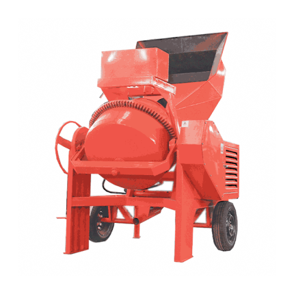 Bétonnière 350L Électrique Hydraulique À Cuve Basculante