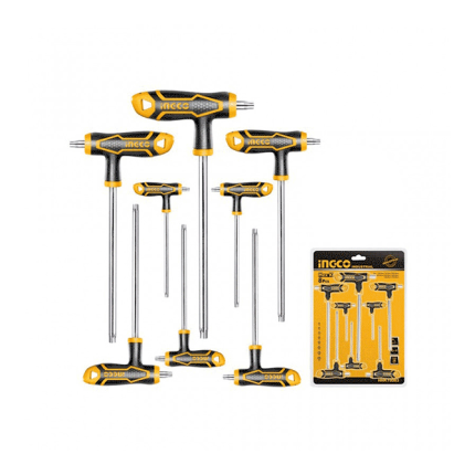 8 Pcs T-Handle Ball Point Hex Wrench Set
