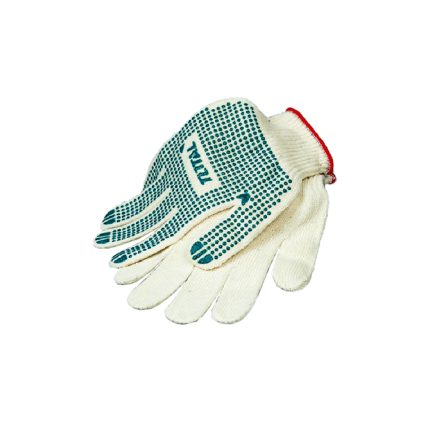 Knitted & Pvc Dots Gloves